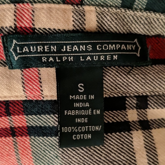 Cute Ralph Lauren flannel button up shirt - Picture 3 of 3